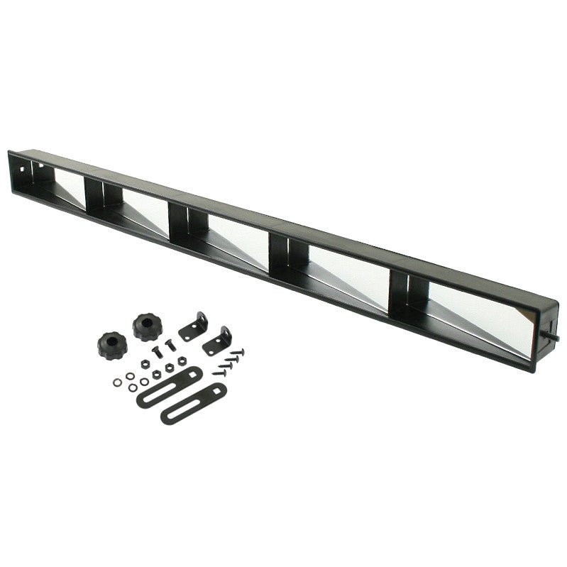 Black 5 Panel Mirror & Hardware Vw Dune Buggy Ghia Jeep Golf Cart - Moore Parts