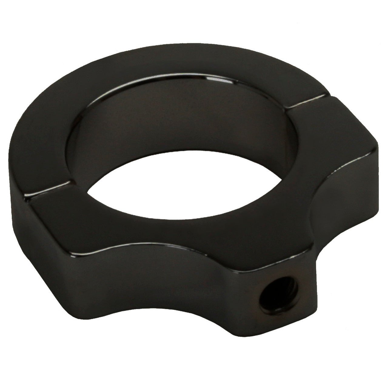 Black Aluminum Clamp Bracket With 3/8" - 16 Thread For 1 - 3/4" Tube - Moore Parts