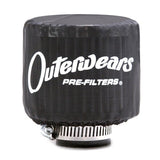 Black Outerwear Prefilter With Top Round 3" Diameter 10 - 1100 - 01 - Moore Parts