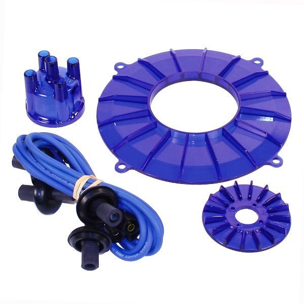 Blue Engine Trim Kit - Volkswagen Bugs Ghia Early Vw Bus - Moore Parts