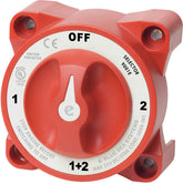 Blue Sea Red Battery Selector Switch Single - Dual Battery Operation 16 - 127 - Moore Parts