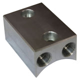 Brake Line Block With 1/8" Npt Holes. For Brake Switch Or T Adapter - Moore Parts