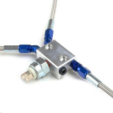 Brake Line Block With 1/8" Npt Holes. For Brake Switch Or T Adapter - Moore Parts