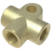 Brass Brake Line T Fitting 10mm Bubble Flare For All Air - cooled Vw - Moore Parts