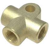 Brass Brake Line T Fitting 10mm Bubble Flare For All Air - cooled Vw - Moore Parts