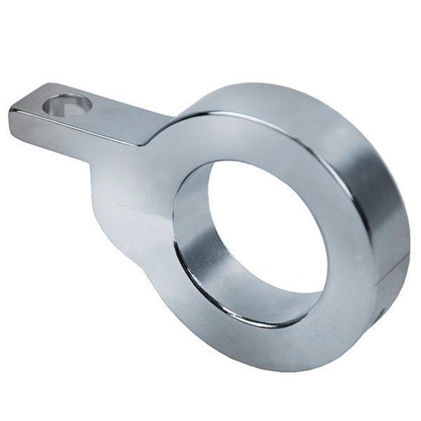 Buggy/UTV/Sandrail Whip Antenna Mount Clamp On 1 - 3/4" Tube - Chrome - Moore Parts