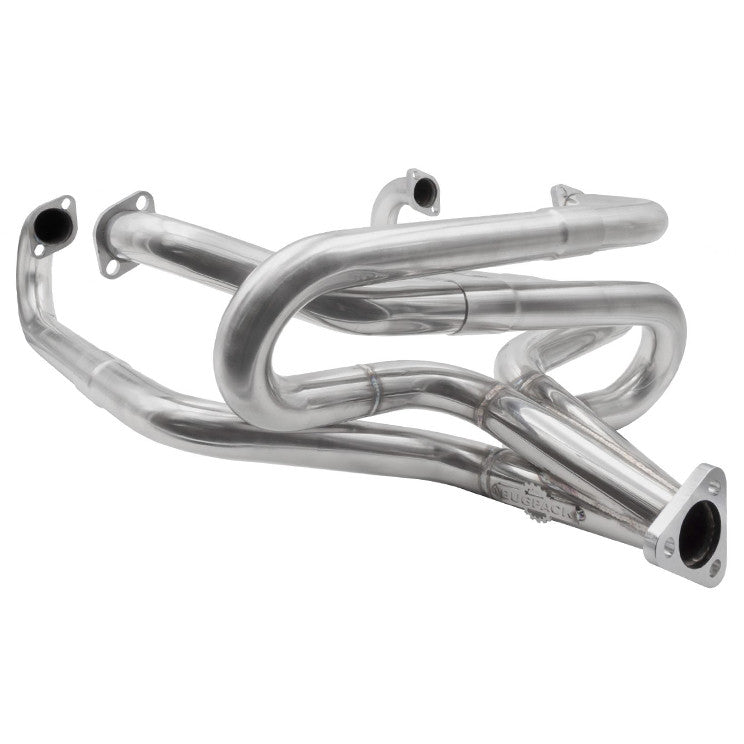 BUGPACK Stainless Steel 1 - 3/4" Merged Racing Exhaust Header W/Mondo Muffler - Moore Parts
