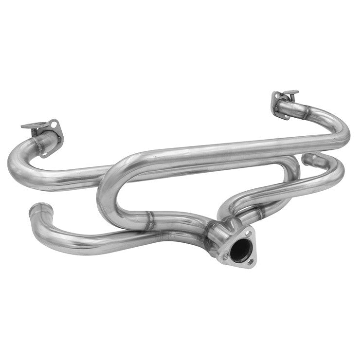 BUGPACK Stainless Steel Dual Quiet Pack System 1600cc Type 1 Vw Bug/Ghia - Moore Parts