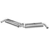 BUGPACK Stainless Steel Dual Quiet Pack System 1600cc Type 1 Vw Bug/Ghia - Moore Parts