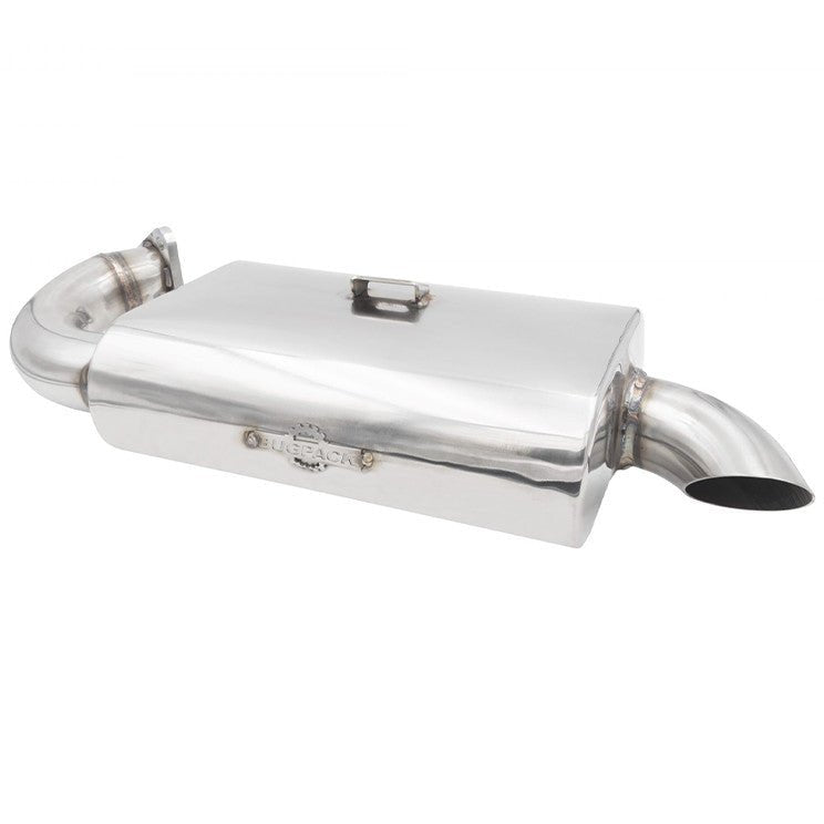 BUGPACK Stainless Steel Mondo Muffler Exhaust System 1600cc Type 1 Vw Bug - Moore Parts