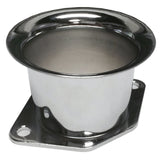 Chrome 1 - 1/4" Tall Velocity Stacks Weber IDF, HPMX, Dellorto, Pair - Moore Parts