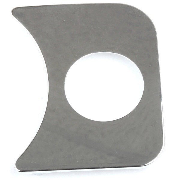 Chrome 1 Gauge Panel - Right Side Speedometer Vw Bug Dash, 2 - 1/16" Hole - Moore Parts