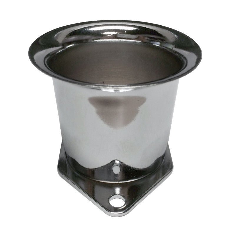 Chrome 2 - 1/4" Tall Velocity Stacks Weber IDF, HPMX, Dellorto, Set 4 - Moore Parts
