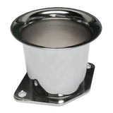 Chrome 2 - 1/4" Tall Velocity Stacks Weber IDF, HPMX, Dellorto, Set 4 - Moore Parts