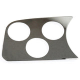 Chrome 3 Gauge Panel - Left Side Speedometer Vw Bug Dash, 2 - 1/16" Holes - Moore Parts