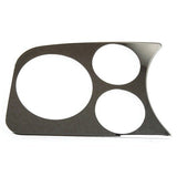 Chrome 3 Gauge Panel, Left Side Speedometer Vw Bug Dash, 3 - 1/8", 2 - 1/16" Holes - Moore Parts
