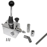 Chrome Dune Buggy Super Shifter With Coupler, U - Joint & Linkage - Moore Parts