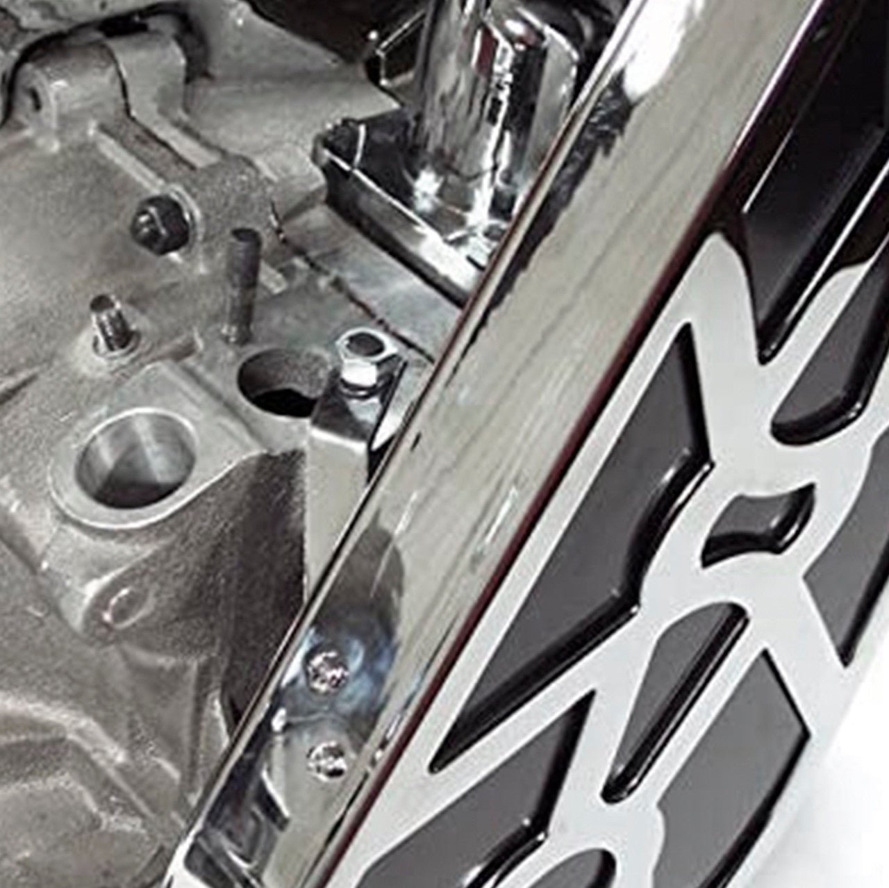 Chrome Mad Dog Design Pulley Guard For Air - cooled Vw Baja Bug, Sandrail - Moore Parts