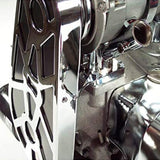 Chrome Mad Dog Design Pulley Guard For Air - cooled Vw Baja Bug, Sandrail - Moore Parts