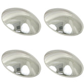 Empi 10 - 1061 Vw Bug 5 Lug Chrome Smooth Moon Hub Cap, Set Of 4 - Moore Parts