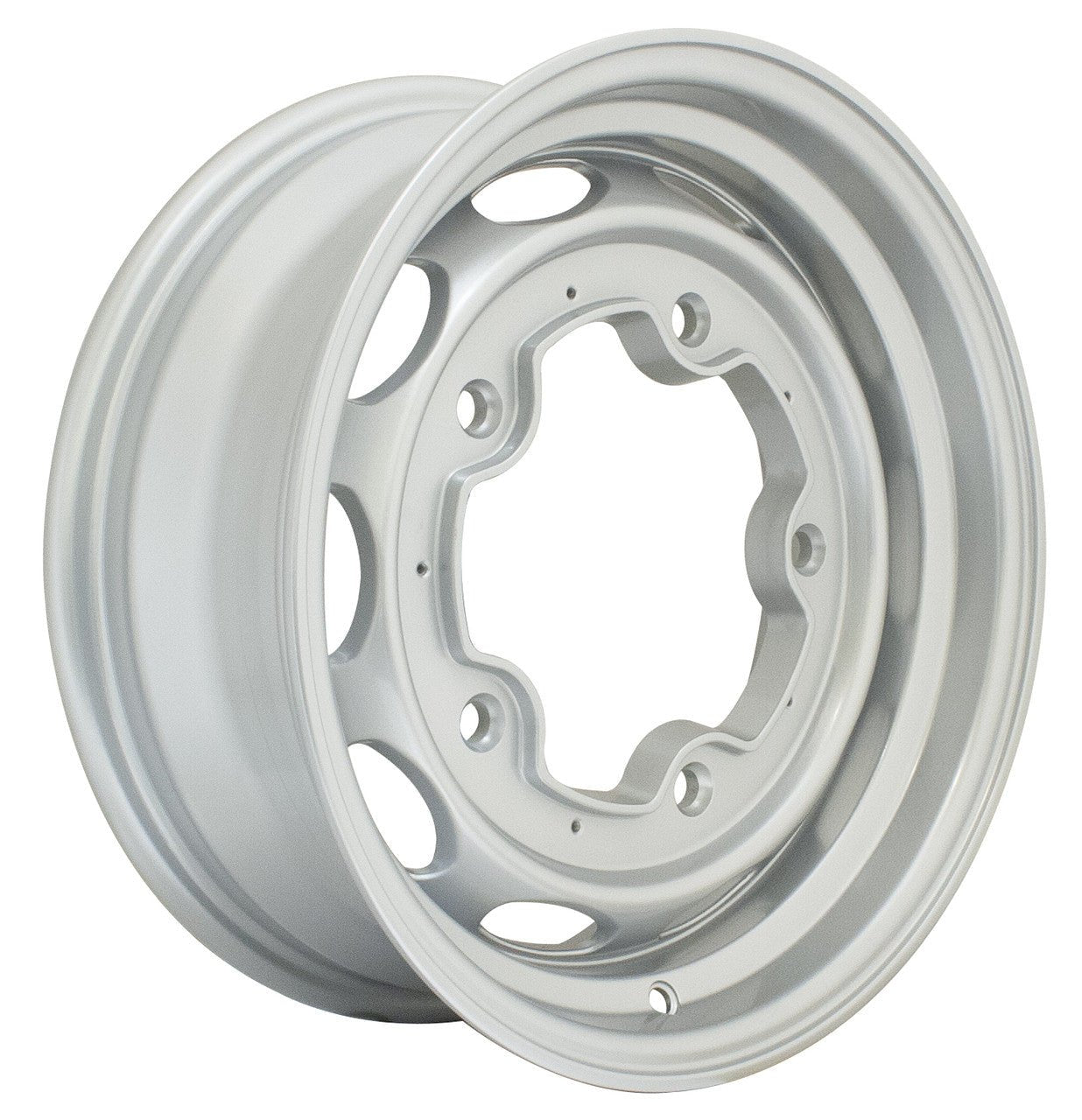 Empi 10 - 1171 Vintage 190 Silver Aluminum Vw Wheel, 5X205 15"X5.5" Wide - Moore Parts