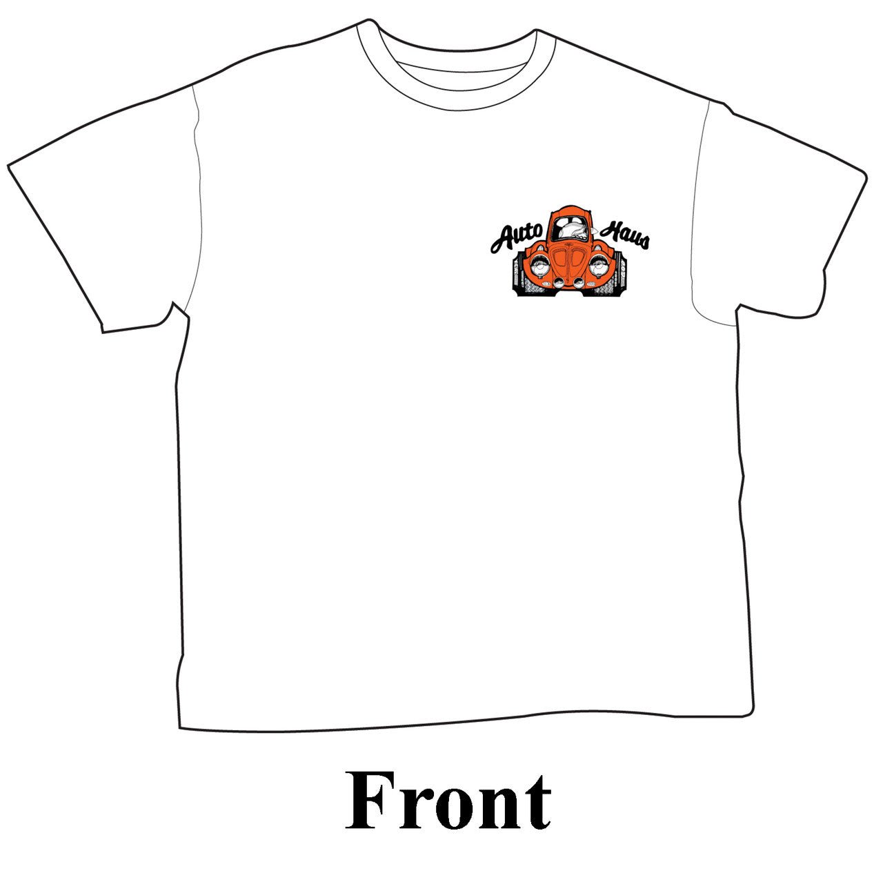 Empi 15 - 4038 Auto Haus White T-Shirt, XX - Large - Moore Parts