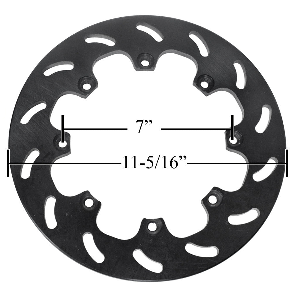 Empi 16 - 2510 - 2 Race Trim 930 Or 934 Micro Stub Left Steel Rotor Only, Each - Moore Parts