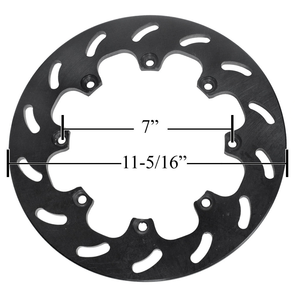 Empi 16 - 2510 - 7 Race Trim 930 Or 934 Micro Stub Right Steel Rotor Only, Each - Moore Parts