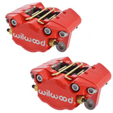 Empi 16 - 2526 - R Vw Bug, Ghia Red Wilwood 2 Piston Caliper Set W/Pads, Pair - Moore Parts