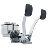 Empi 16 - 2530 Race Trim Polished Dual Pedal Assembly, 3/4" Clutch X 7/8" Brake - Moore Parts
