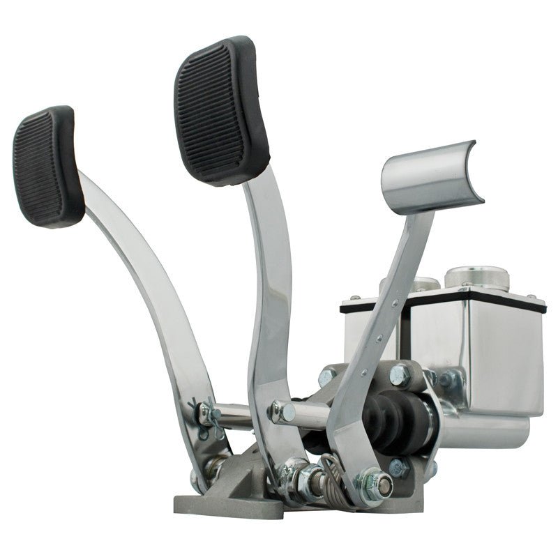 Empi 16 - 2531 Dune Buggy Dual Pedal Assembly W/Throttle, 3/4" Clutch X 7/8" Brake - Moore Parts