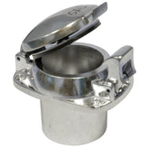 Empi 16 - 6033 Aluminum Flip Top Fuel Filler Cap With 4 Bolt Mounting Flange - Moore Parts