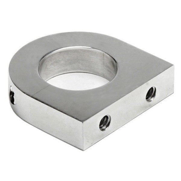 Empi 16 - 7007 Polished Aluminum Clamp Bracket With 1/4" - 20 Threads For 1" Tube - Moore Parts