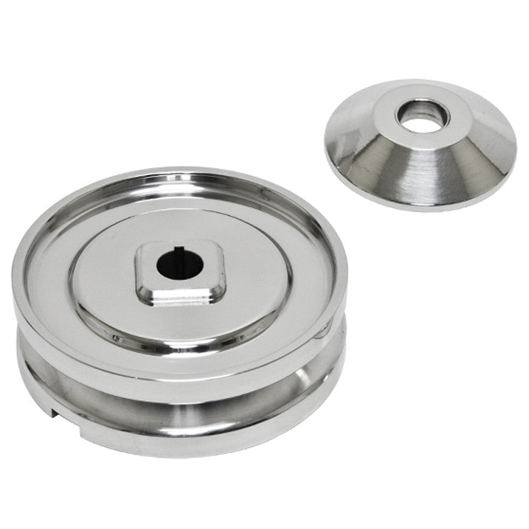 Empi 16 - 9707 Polished Billet Generator/Alternator Pulley Air - cooled Vw Engines - Moore Parts