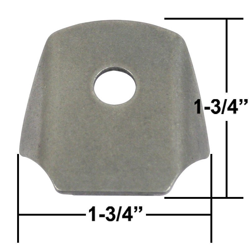 Empi 17 - 2792 Universal Chromoly Mounting Tab With 3/8" Hole, 4 Pack - Moore Parts