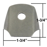 Empi 17 - 2793 Universal Chromoly Mounting Tab With 1/2" Hole, 4 Pack - Moore Parts