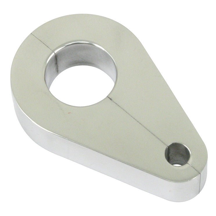 Empi 17 - 2832 Polished Aluminum 3/16" Brake Line Clamp For 1" Tubing - Moore Parts