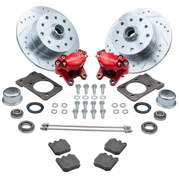 Empi 22 - 6149 - R Vw Super Beetle Front Wilwood Disc Brake Kit, 5 Lug Porsche/Chevy Pattern - Moore Parts