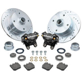 Empi 22 - 6157 - B Vw Bug Front Wilwood Disc Brake Kit, Slotted 4 Lug Rotors 1966 - 77 - Moore Parts