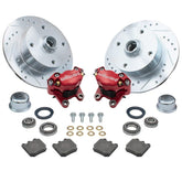 Empi 22 - 6157 - R Vw Bug Front Wilwood Disc Brake Kit, Slotted 4 Lug Rotors 1966 - 77 - Moore Parts
