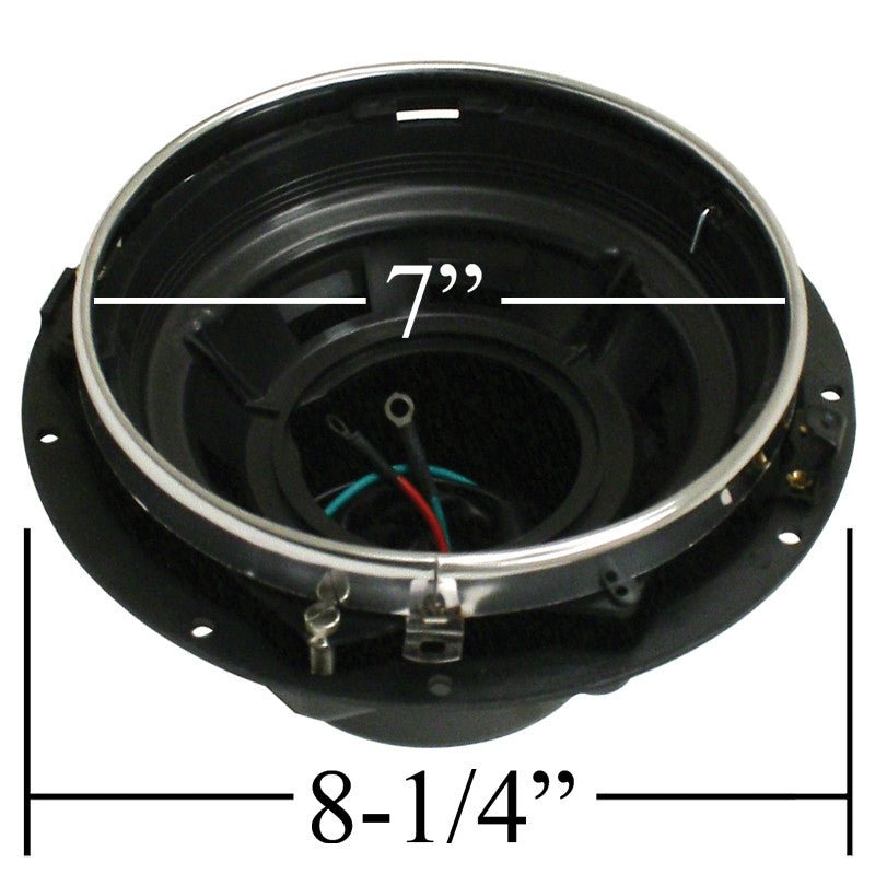 Empi 3019 Headlight Housing For 7" Headlight, Vw Baja Bug, Off - road Buggy, Pair - Moore Parts