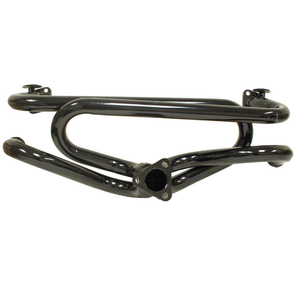 Empi 3120 Black Premium 1 - 3/8" Single Muffler Exhaust System 1600cc Vw Bug/Ghia - Moore Parts