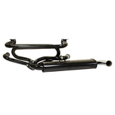 Empi 3120 Black Premium 1 - 3/8" Single Muffler Exhaust System 1600cc Vw Bug/Ghia - Moore Parts