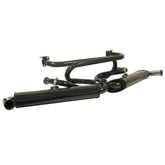 Empi 3121 Black Premium 1 - 3/8" Dual Muffler Exhaust System 1600cc Vw Bug/Ghia - Moore Parts
