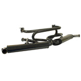 Empi 3121 Black Premium 1 - 3/8" Dual Muffler Exhaust System 1600cc Vw Bug/Ghia - Moore Parts
