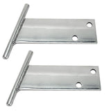 Empi 3175 Vw Bug Cal look T - Bars, Chrome Steel 1968 - 73 Front Or Rear, Pair - Moore Parts