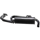 Empi 3439 Single Quiet Pack Exhaust, Vw Type 2 Bus, Type 4 1972 - 74 1700cc - 2000cc - Moore Parts