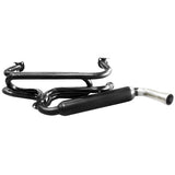 Empi 3641 Black 1 - 3/8" Single Glass Pack Exhaust System 1600cc Vw Bug/Ghia/Bus - Moore Parts