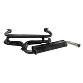 Empi 3647 Black 1 - 3/8" Single Muffler Exhaust System 1600cc Vw Bug/Ghia - Moore Parts