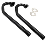 Empi 3657 Black J - Tubes For Vw Type 3 Exhaust Systems 1300 - 1600cc, Pair - Moore Parts